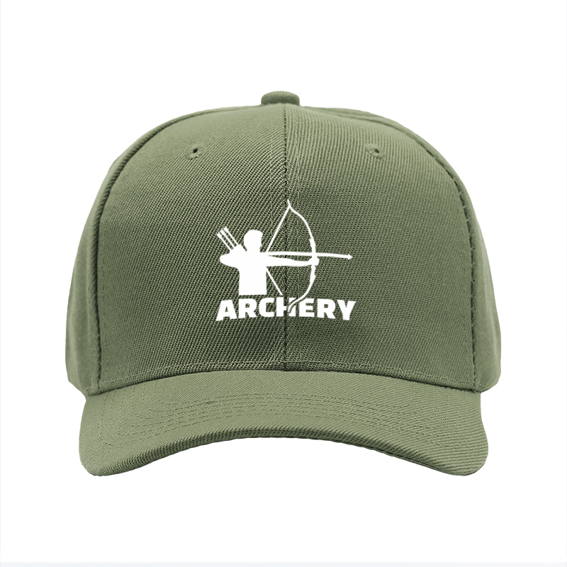 1pc New Baseball Cap with Archery Print and Bold Lettering Unisex Adjustable Hat for Outdoor Sports and Casual Wear Suitable for Adults Who Love Adventure and Active Lifestyle
