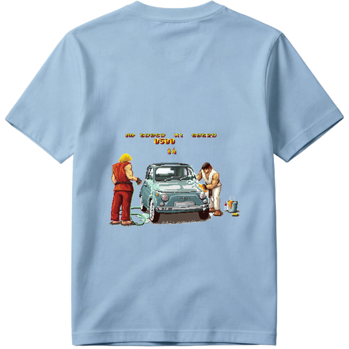 Street Fighter: Ryu and Ken Wash Car - Tee
