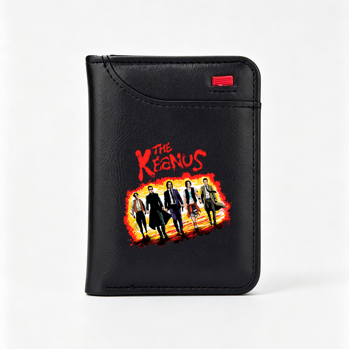 The Keanus: A Parody of Keanu Reeves in Iconic Roles - Vertical Style Wallet