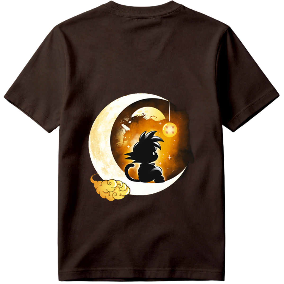 Dragon Ball: Goku and Moon with Dragon Ball - Tee