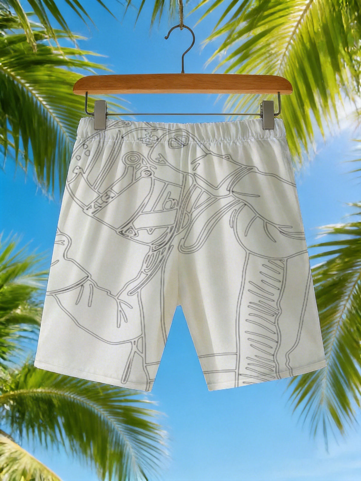 Maybe God Is With Him But He Is Not God - Motivational Quote with Fighter Art -  Beach shorts