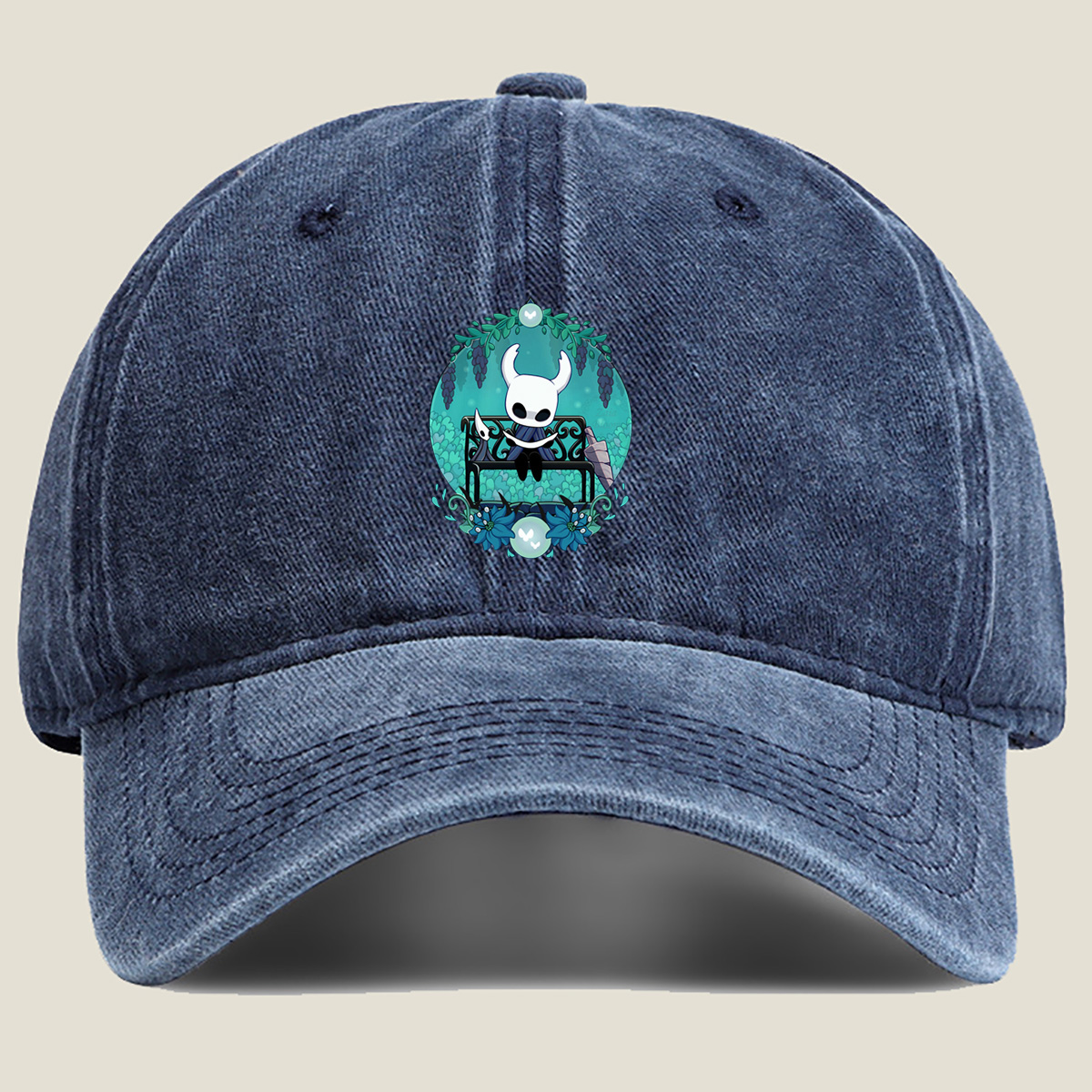 Hollow Knight: The Silent Guardian - Washed Denim - Baseball Cap