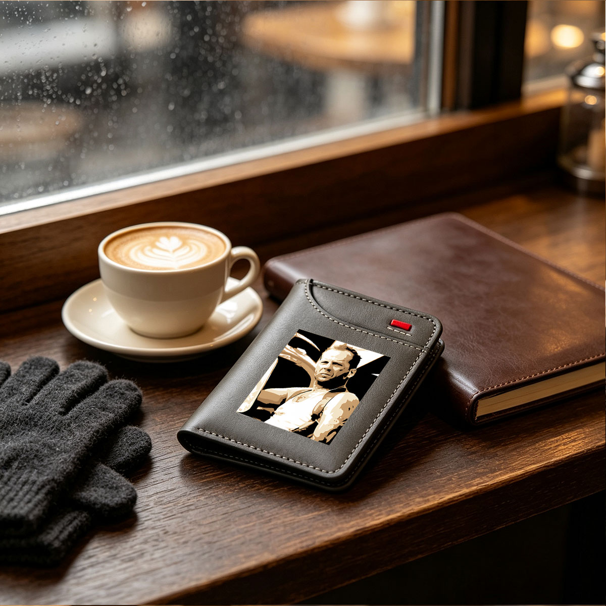 Bruce Willis as John McClane in Die Hard - Vertical Style Wallet