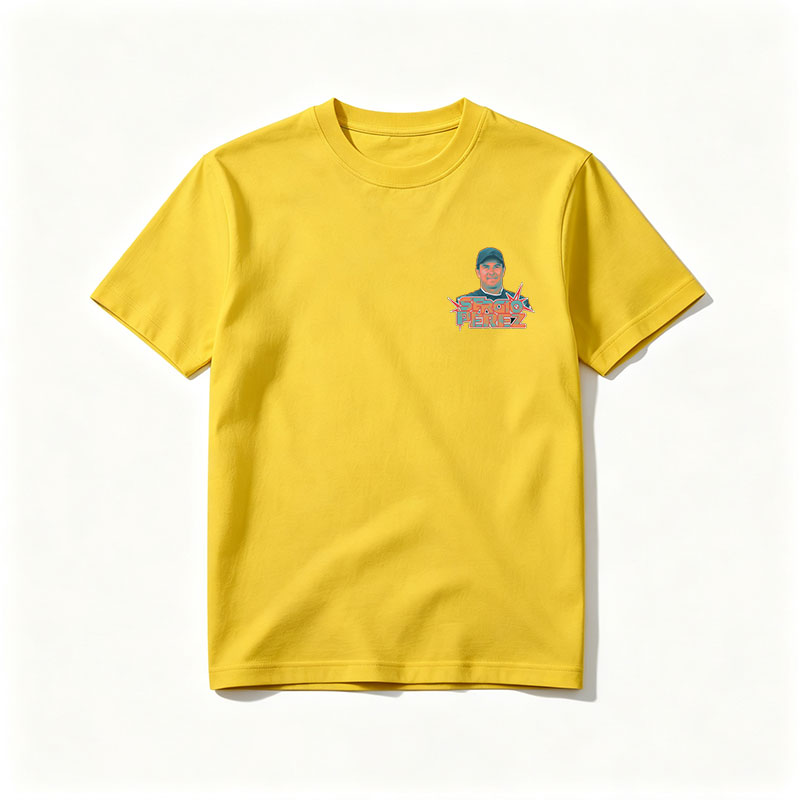 Sergio Perez Racing Driver Portrait - Tee