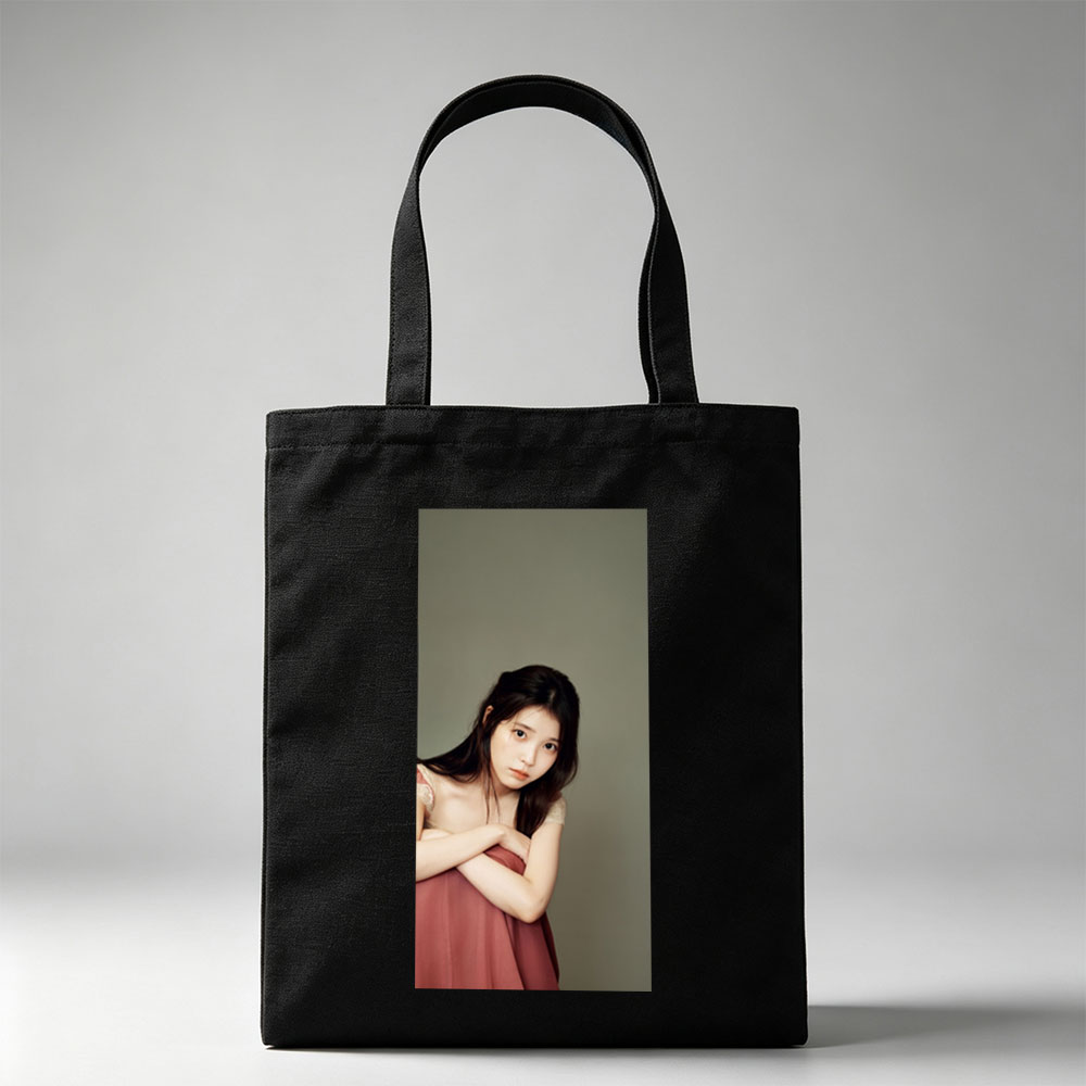 Rina Sawayama in a Soft Portrait Wearing a Pink Dress with Crossed Arms - Canvas tote bags