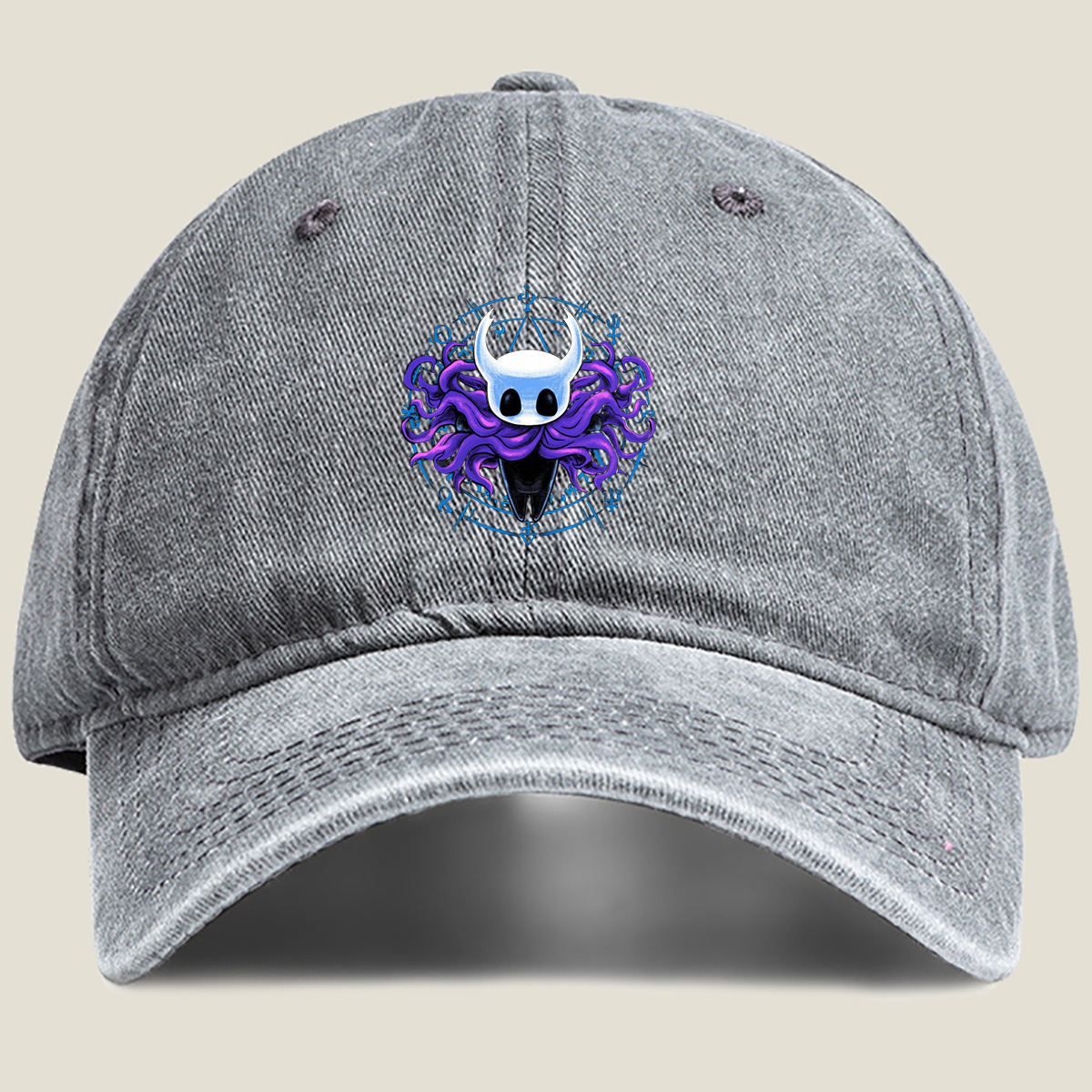 Hollow Knight: Voidheart - Washed Denim - Baseball Cap