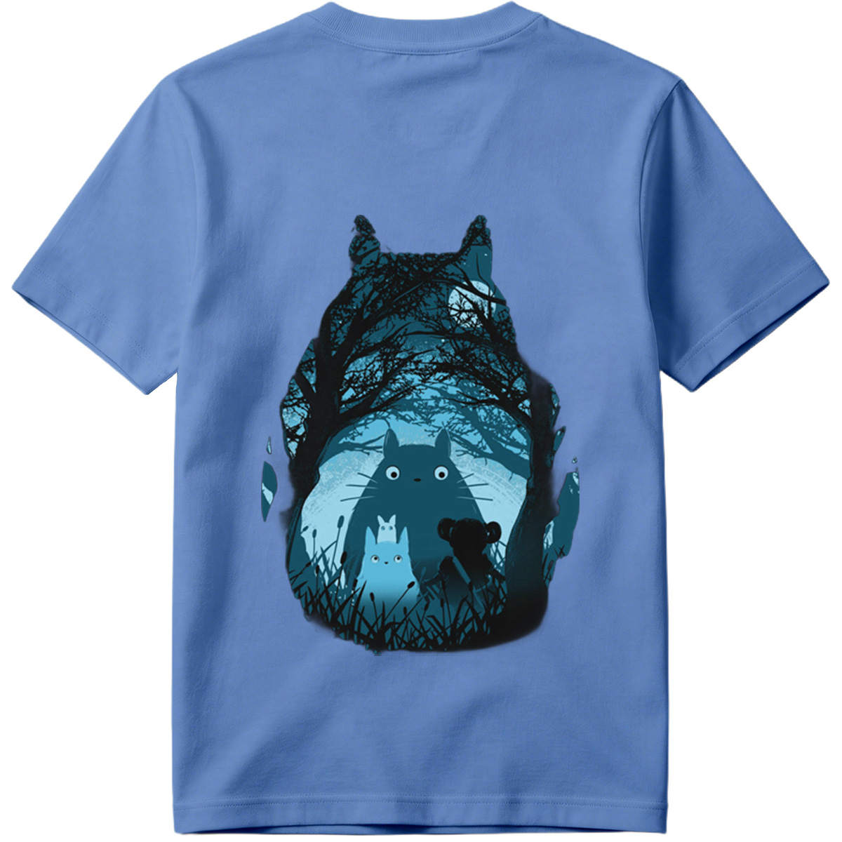 Totoro and Friends in the Moonlit Forest - Tee