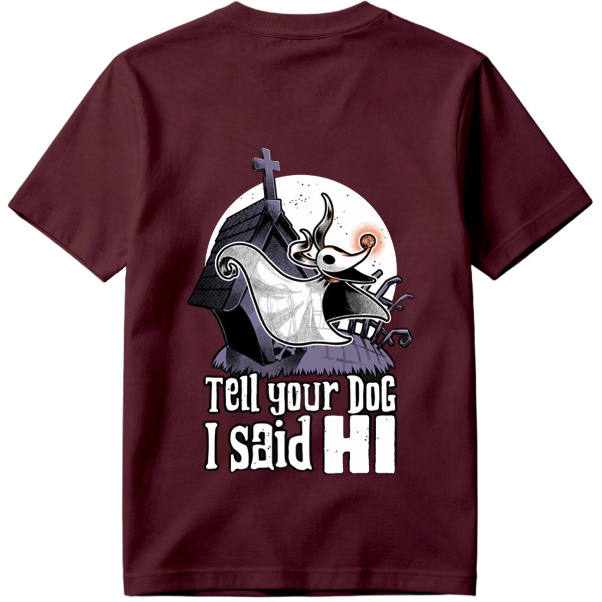 The Nightmare Before Christmas Jack Skellington Tell Your Dog I Said Hi - Tee