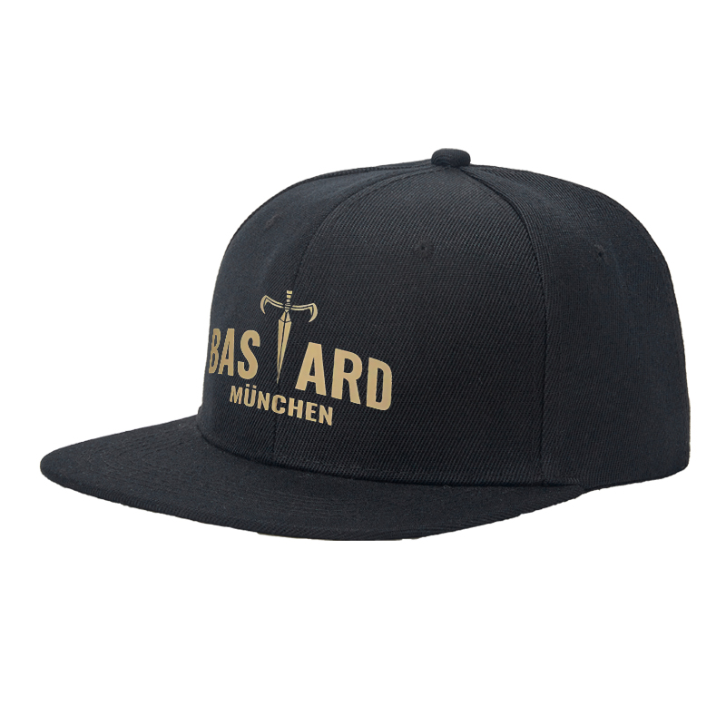 Flat Brim Baseball Cap Sword Logo BAS ARD MüNCHEN Streetwear Underground Skate Style for Basketball Courts Skate Parks Urban Lifestyle Skaters Rappers Streetwear Enthusiasts