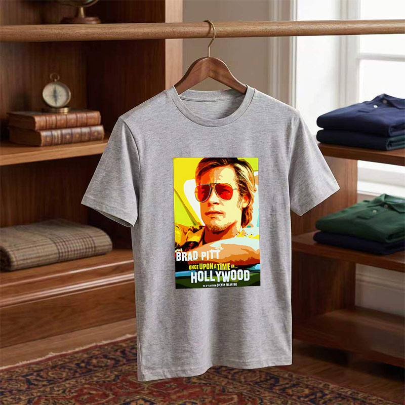 Brad Pitt in Once Upon a Time in Hollywood by Quentin Tarantino - Tee