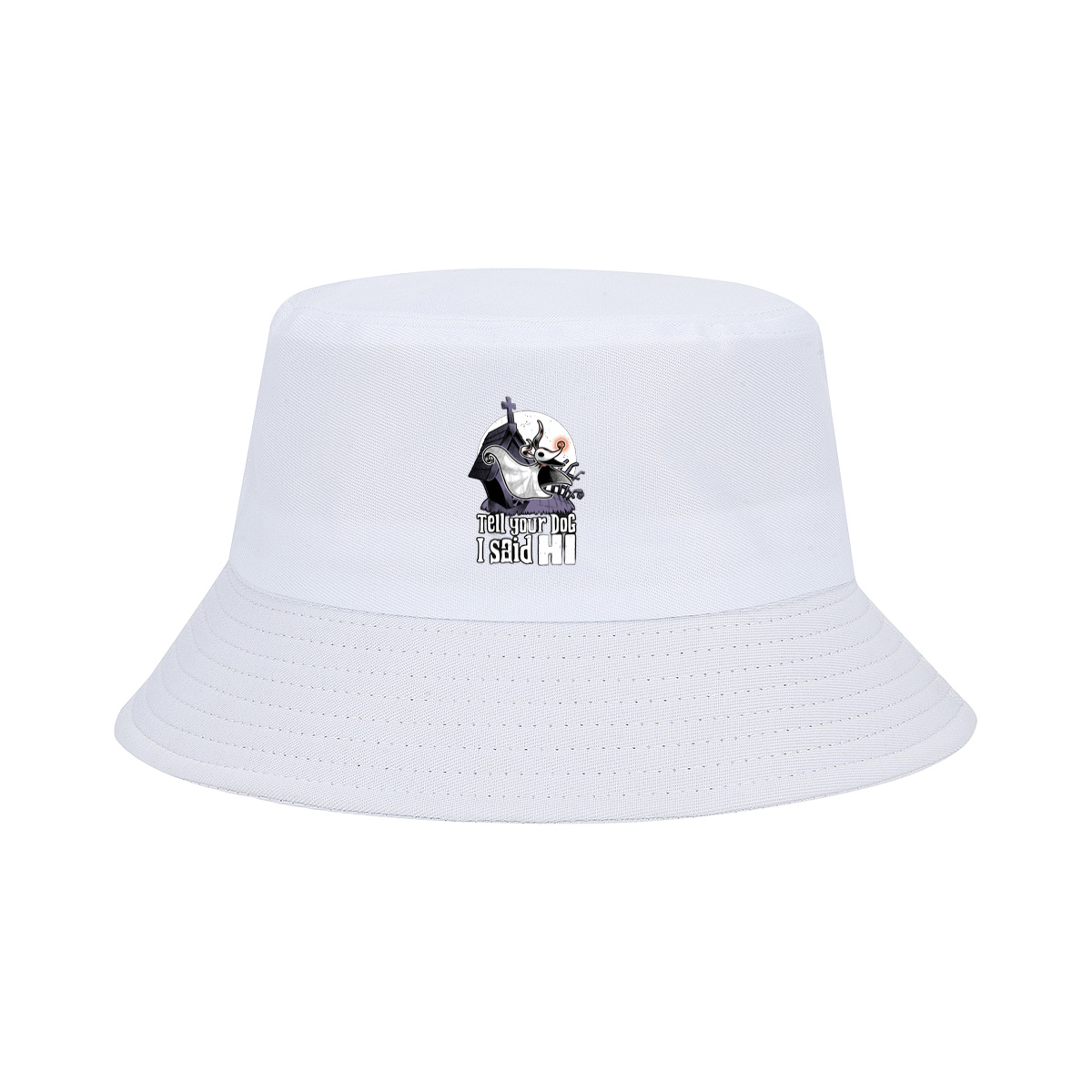 The Nightmare Before Christmas Jack Skellington Tell Your Dog I Said Hi - Fisherman's Hat