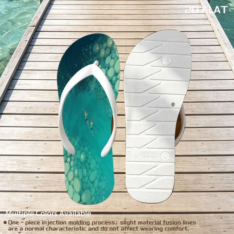 Two swimmers glide through a serene, rocky underwater tunnel. -  flip-flops