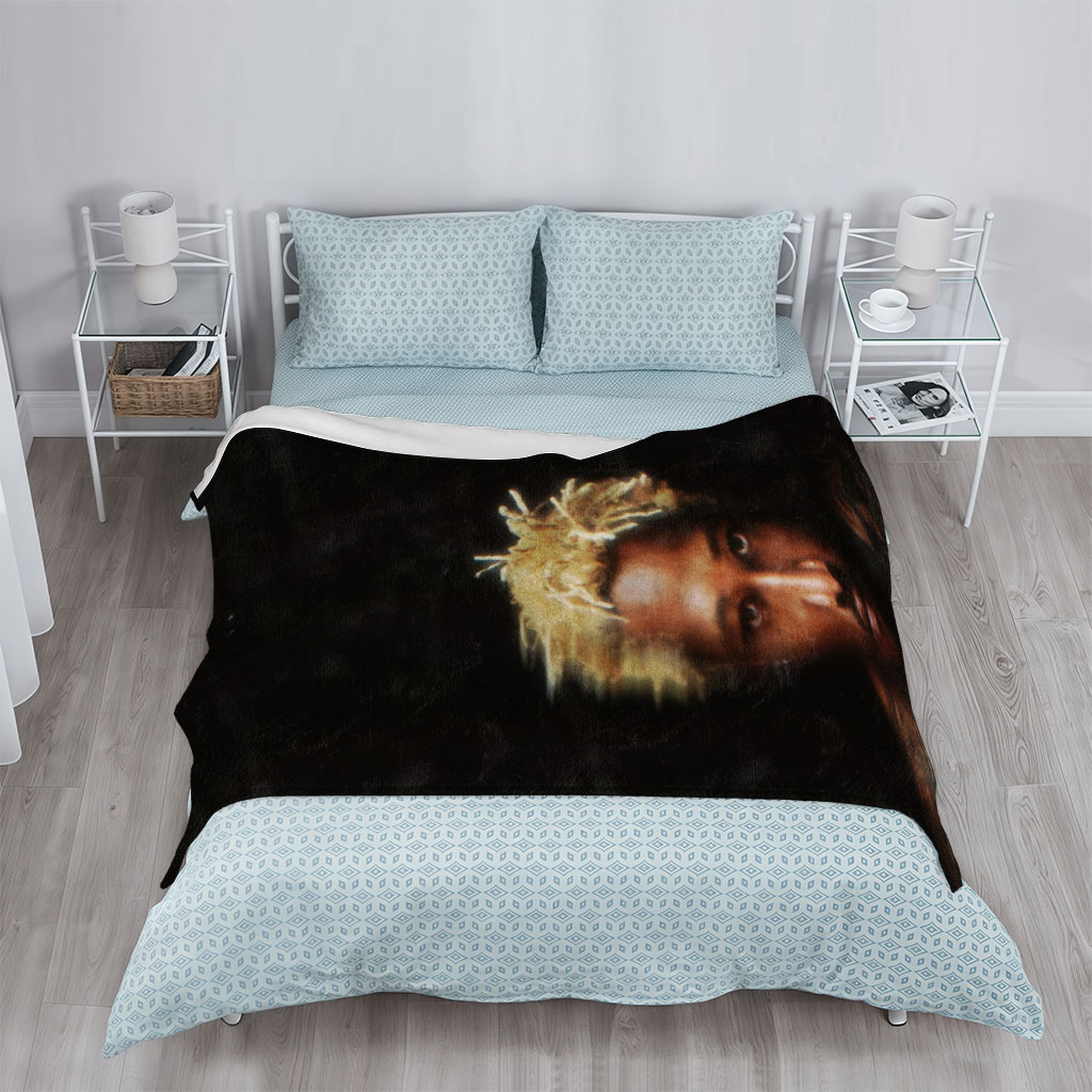 Future Rapper with Blonde Dreads and Tattoos in Dark Portrait - Blankets