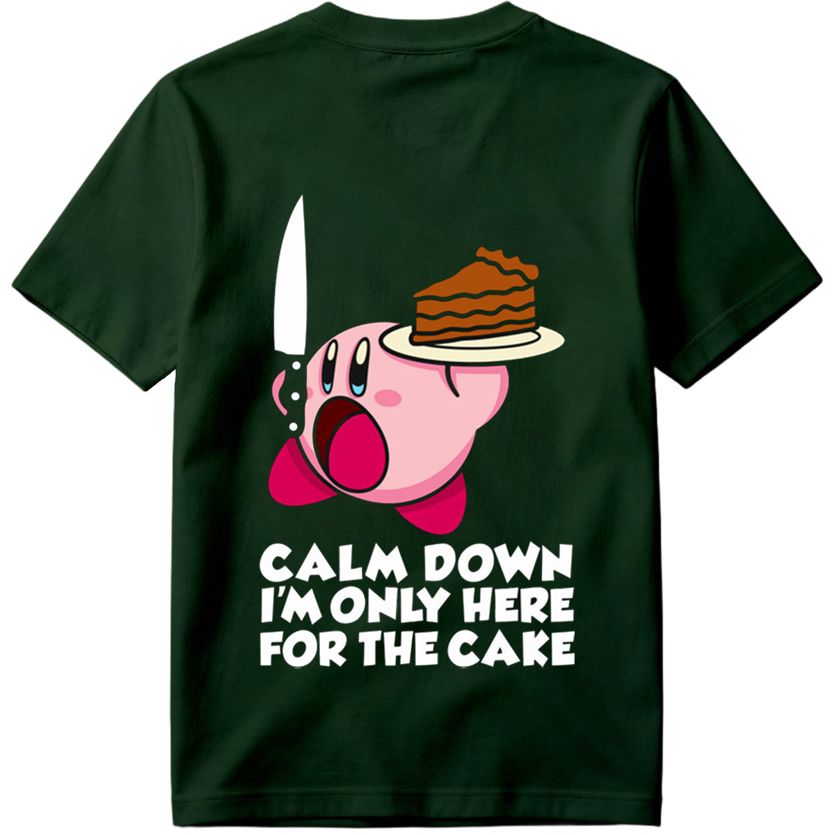 Kirby Cake Knife Humor - Tee