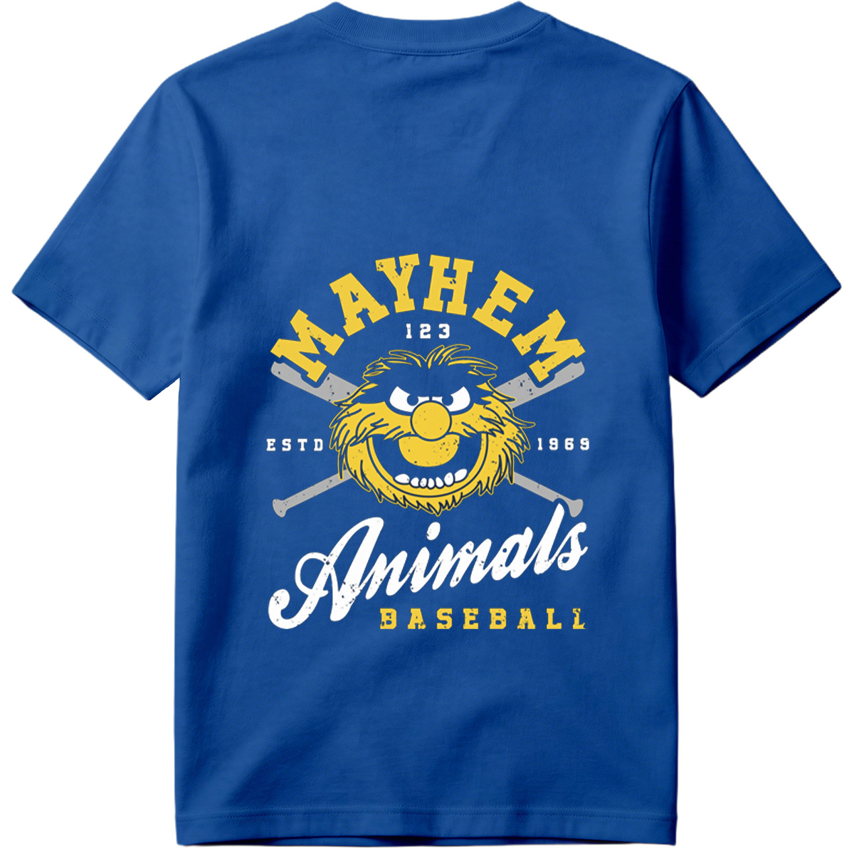 Muppets Animal Mayhem Baseball Logo - Tee