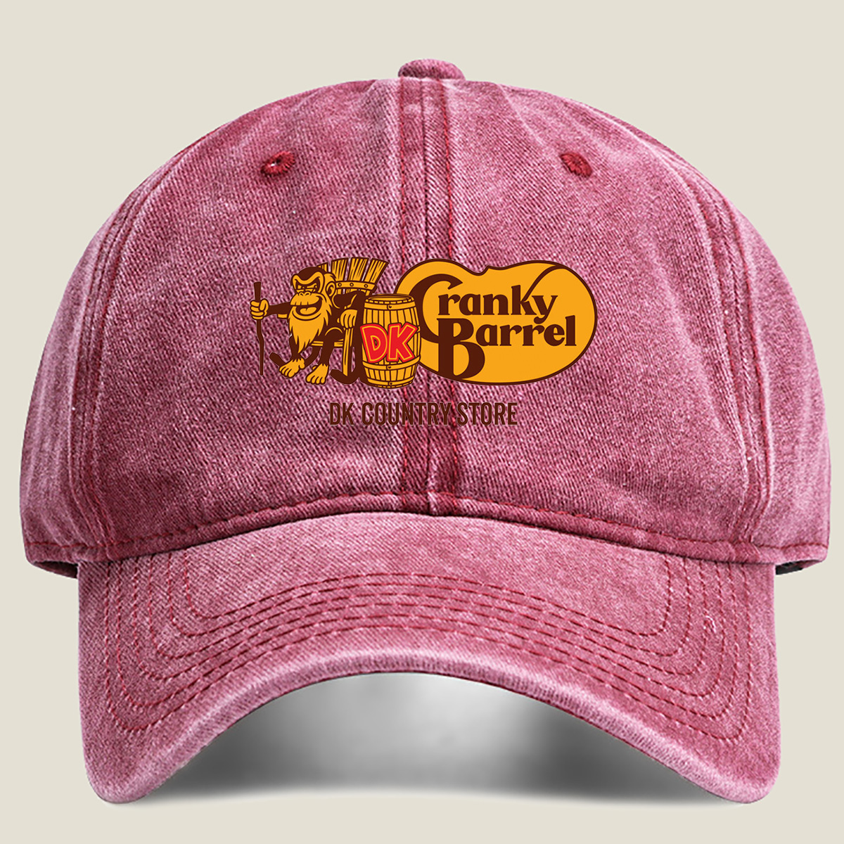 DK Cranky Barrel Country Store - Washed Denim - Baseball Cap