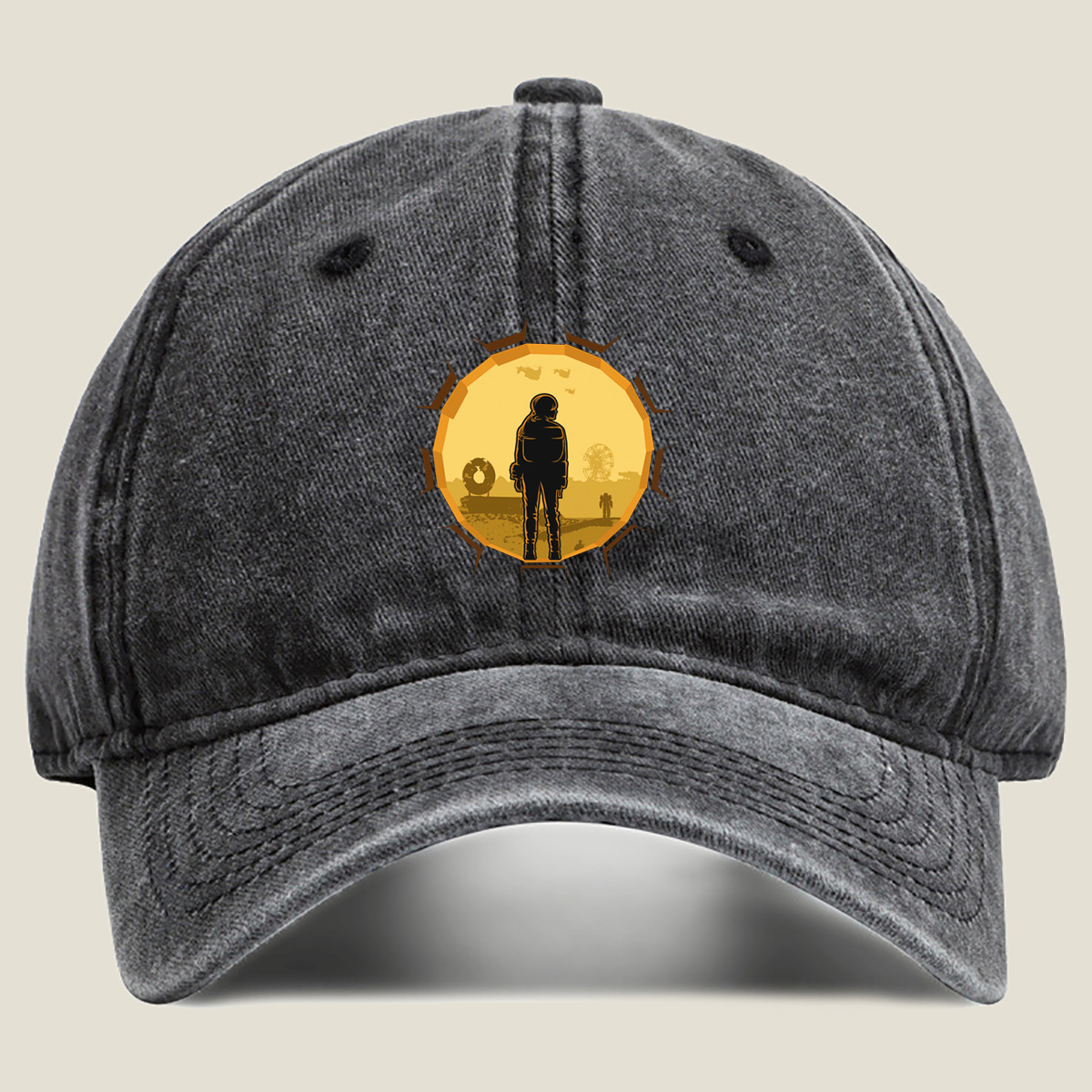 Fallout: Vault Dweller's Horizon - Washed Denim - Baseball Cap