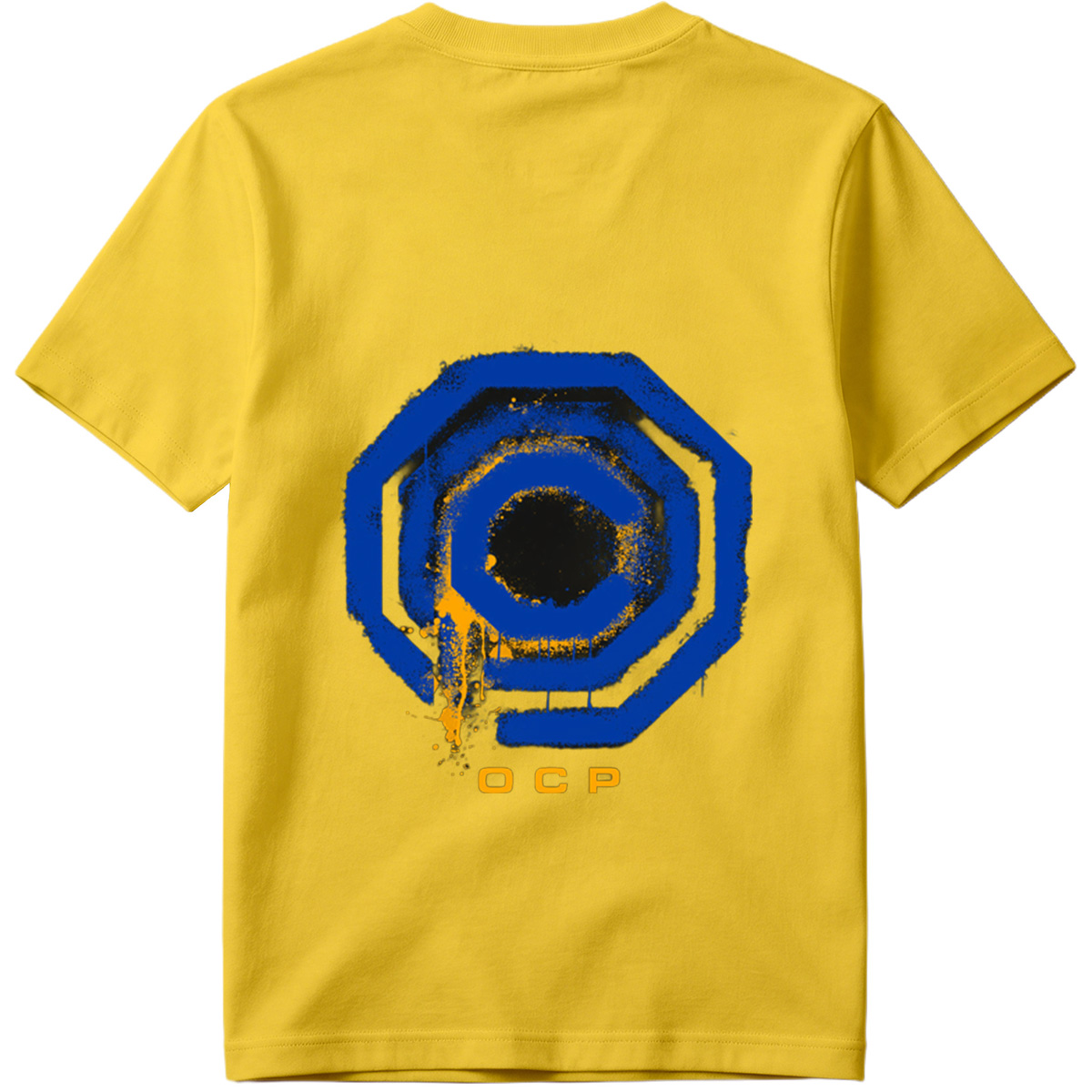 OCP Logo with Blue and Yellow Design - Tee