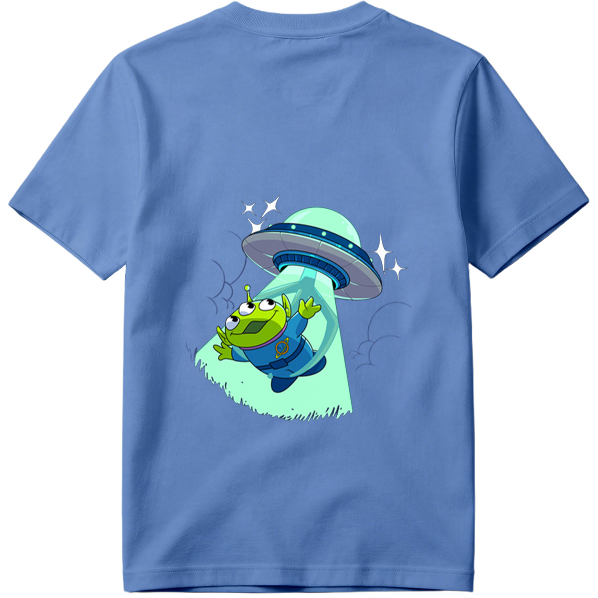 Alien from Toy Story Abducted by UFO - Tee