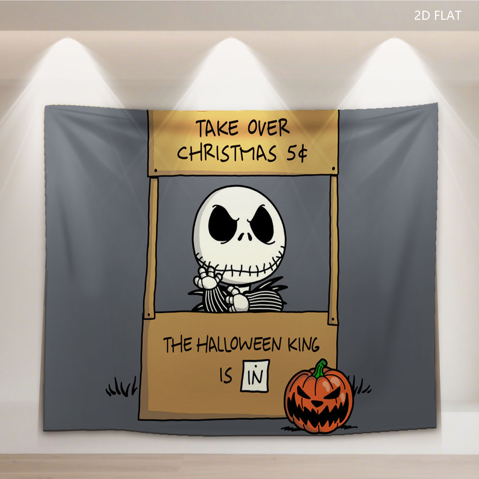 Jack Skellington Takes Over Christmas for 5￠ – The Halloween King is In - Tapestry
