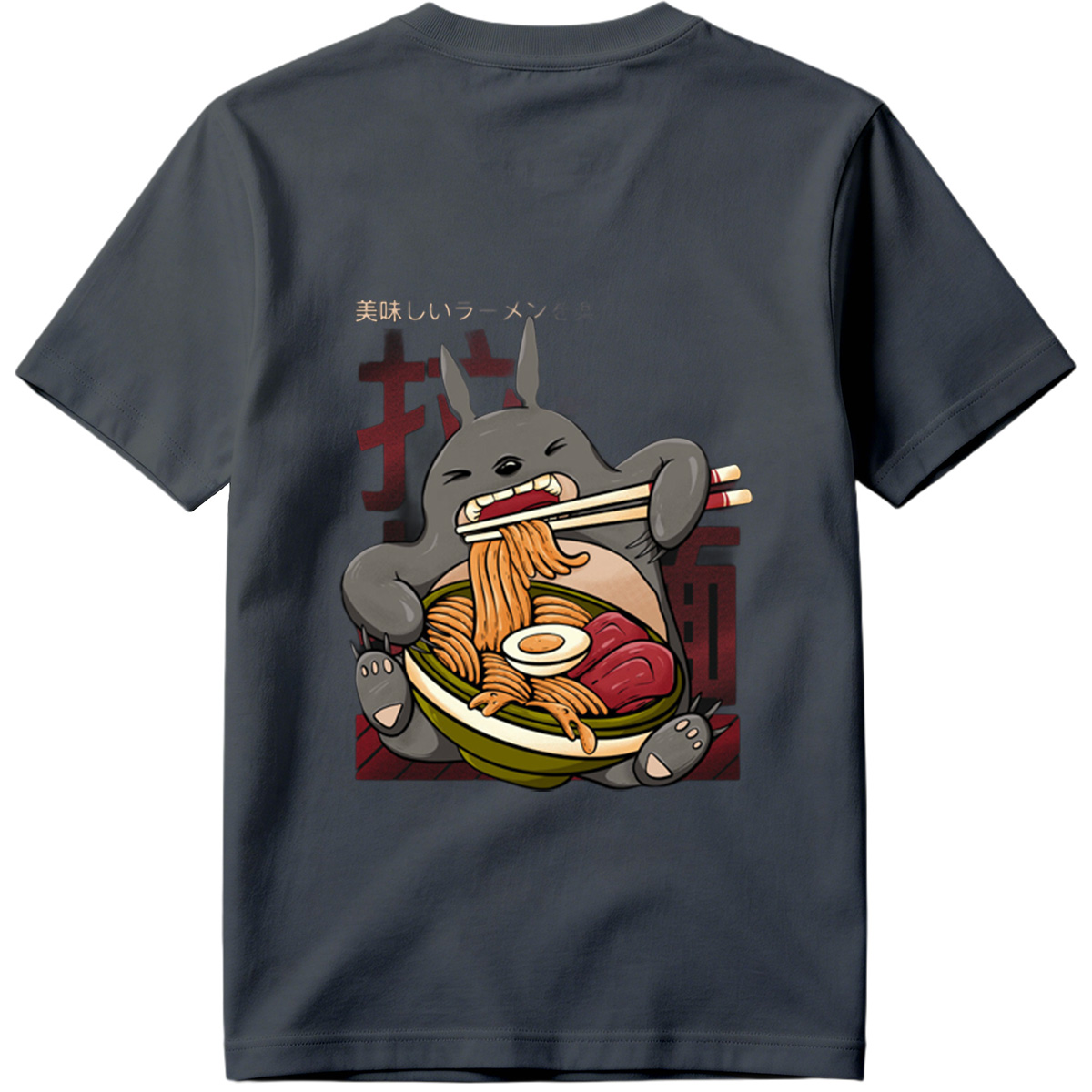 Totoro Enjoying Ramen - Tee