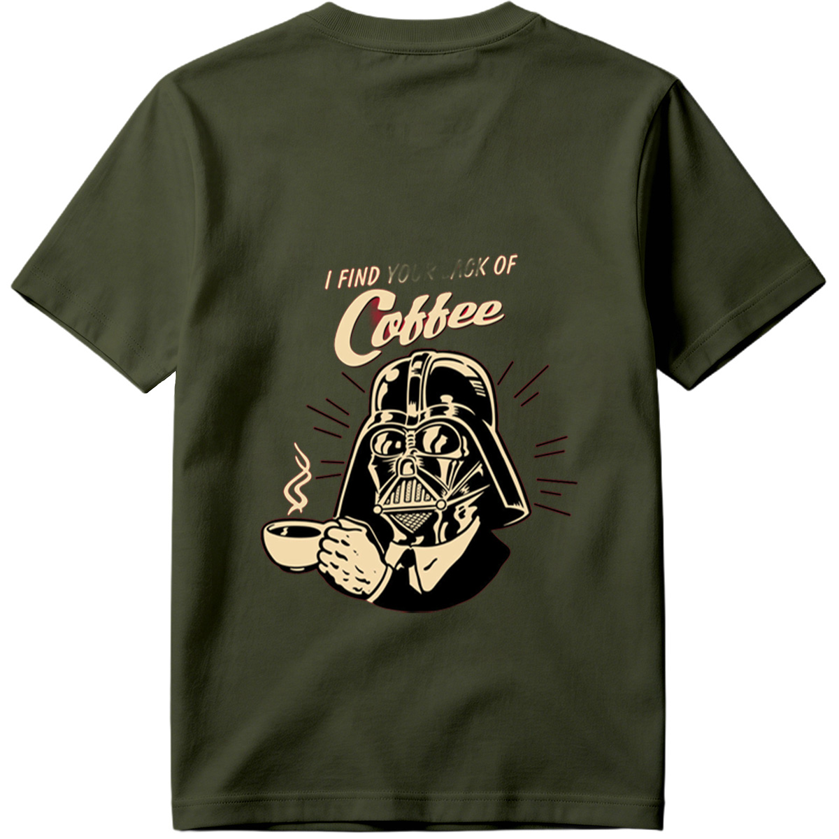 Darth Vader Coffee T-Shirt Design - Tee