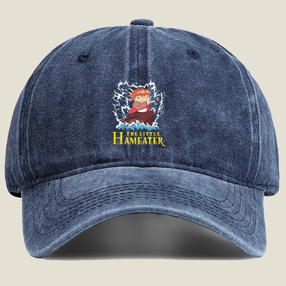 The Little Hameater - Washed Denim - Baseball Cap