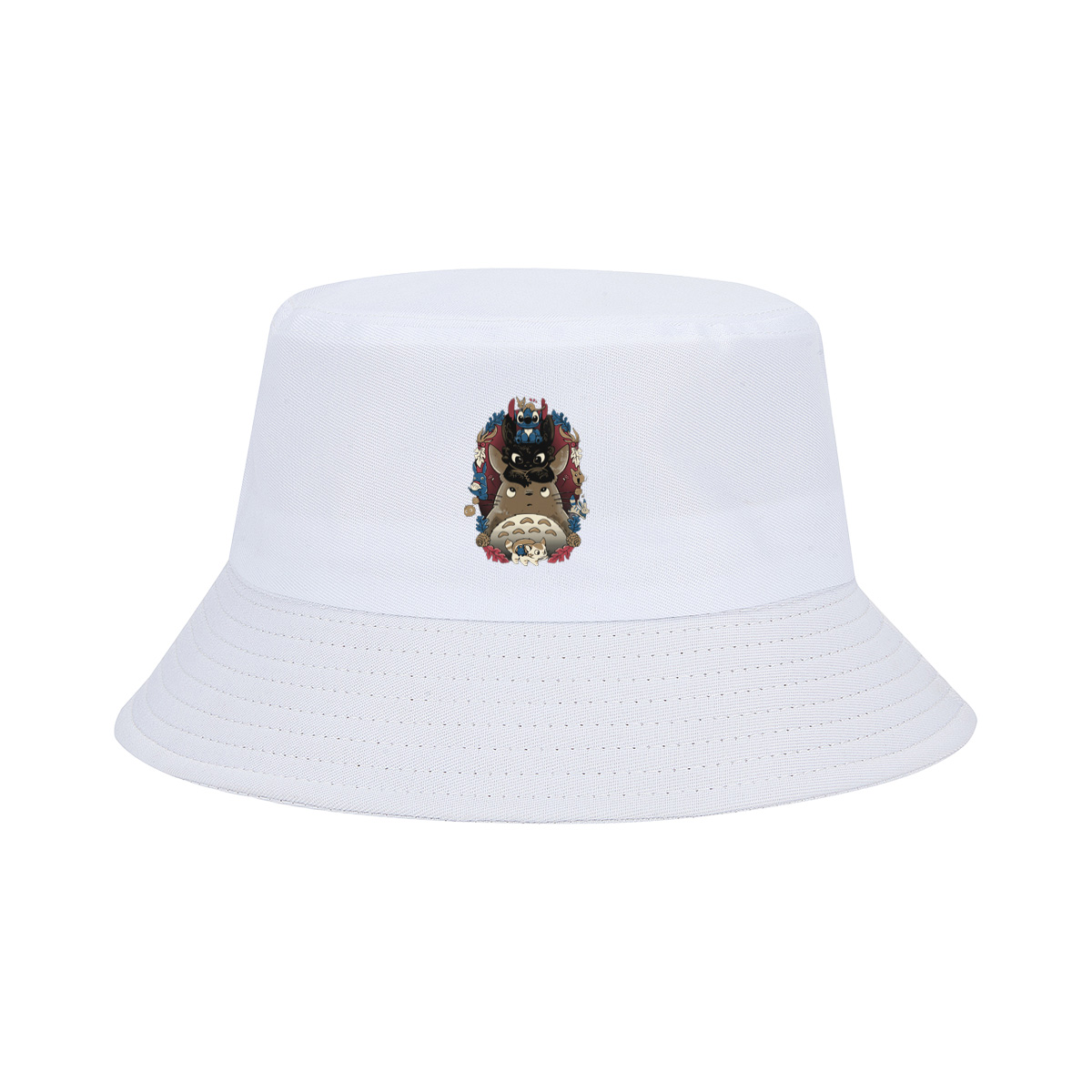 Totoro, Stitch, and Friends: A Whimsical Forest Gathering - Fisherman's Hat