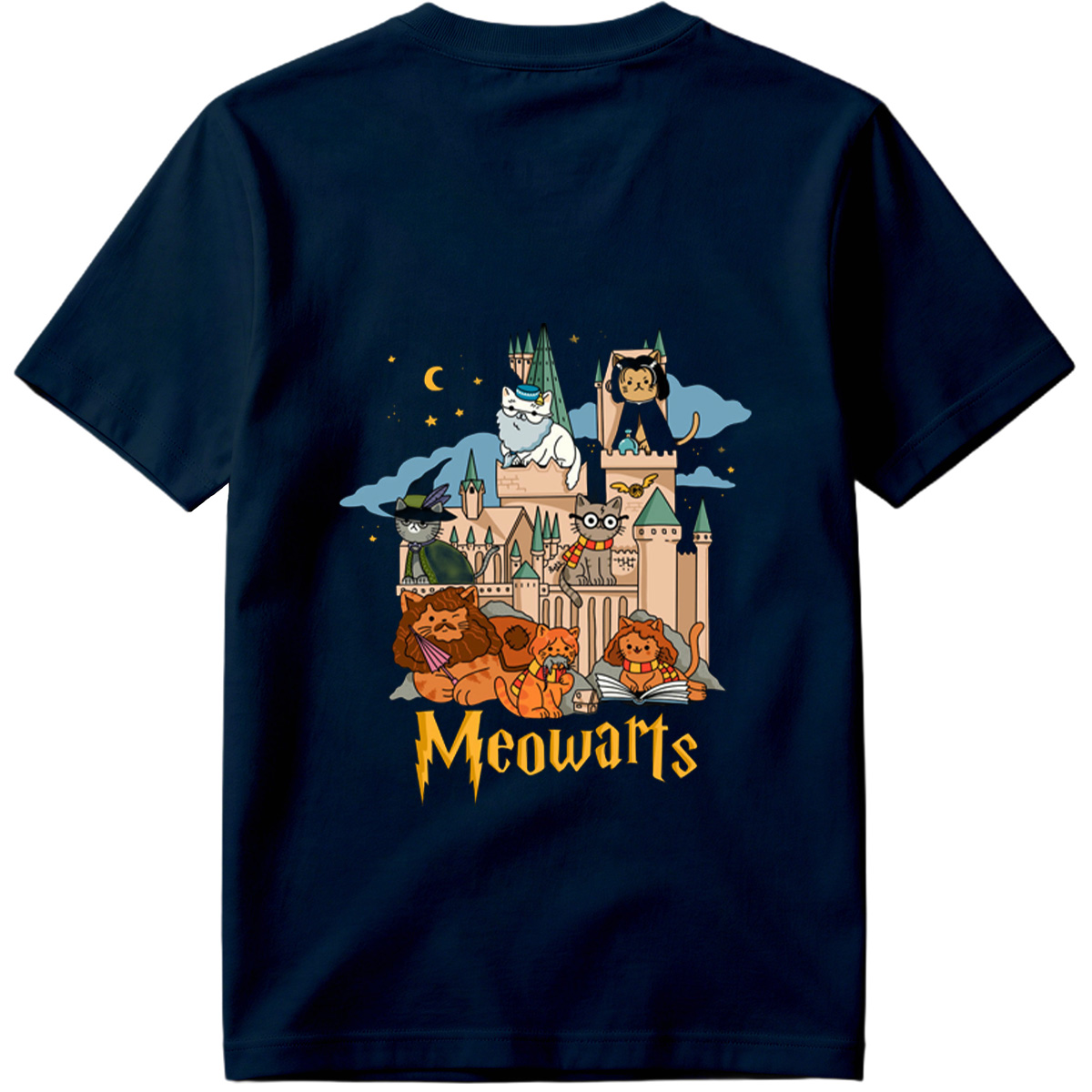 Meowarts: Cats in a Magical Castle - Tee