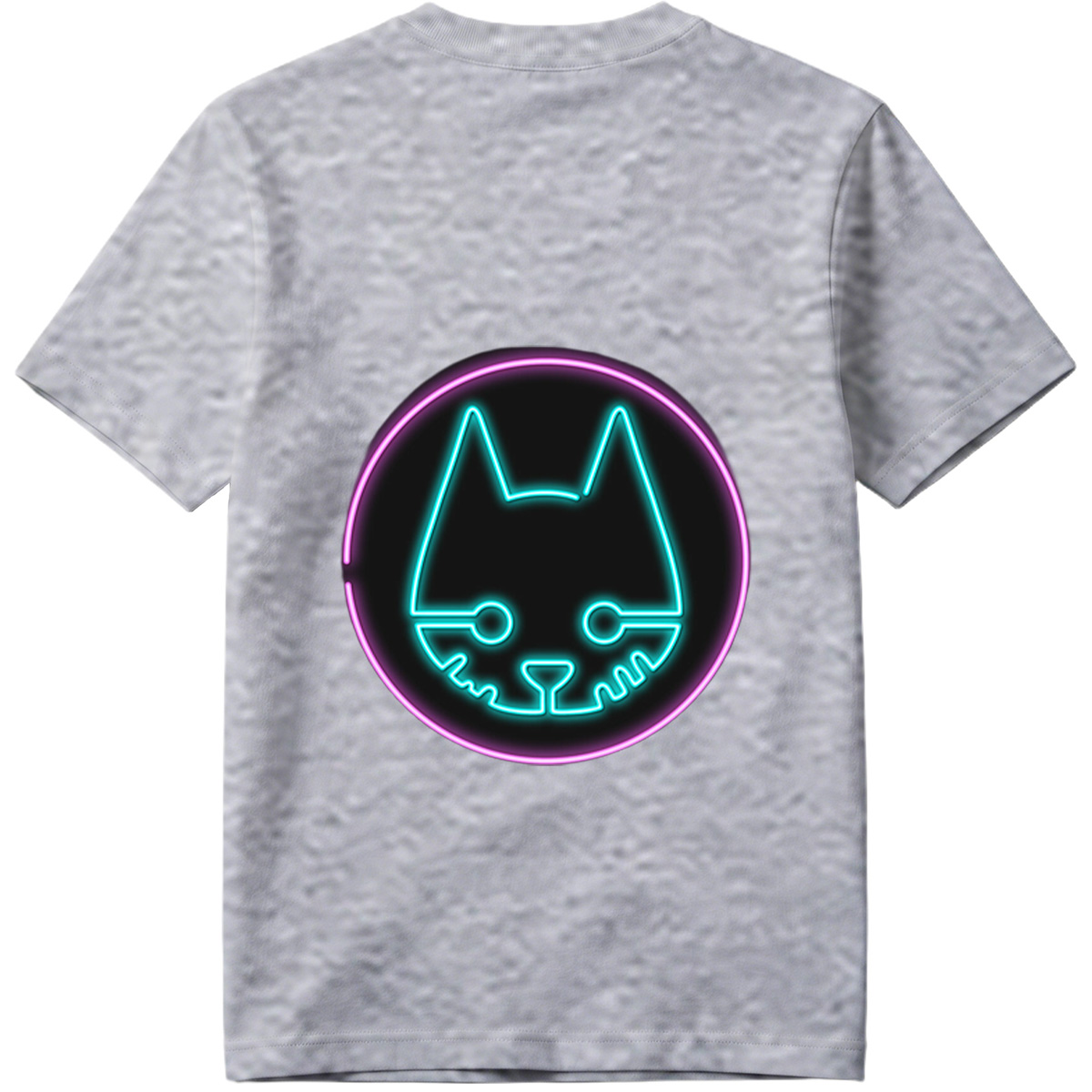 Neon Cat Logo - Tee
