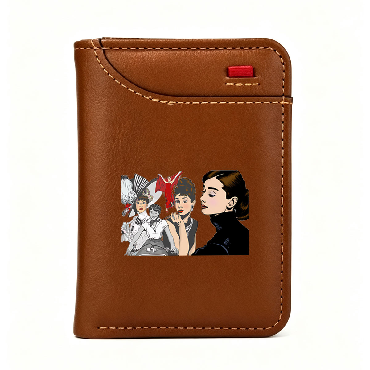 Audrey Hepburn, Grace Kelly, and Marilyn Monroe in Iconic Fashion Moments - Vertical Style Wallet