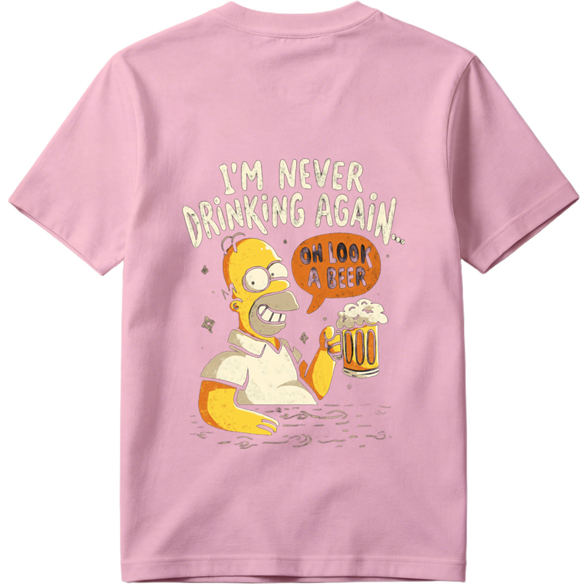Homer Simpson I'm Never Drinking Again - Tee