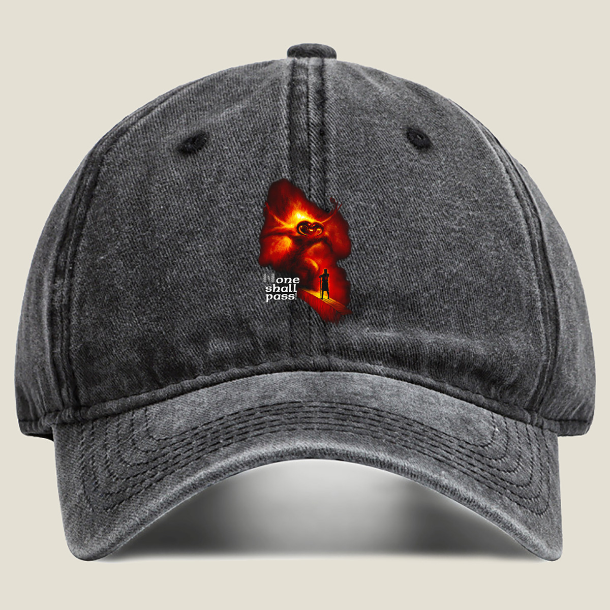 Lord of the Rings: Gandalf vs. Balrog - Washed Denim - Baseball Cap