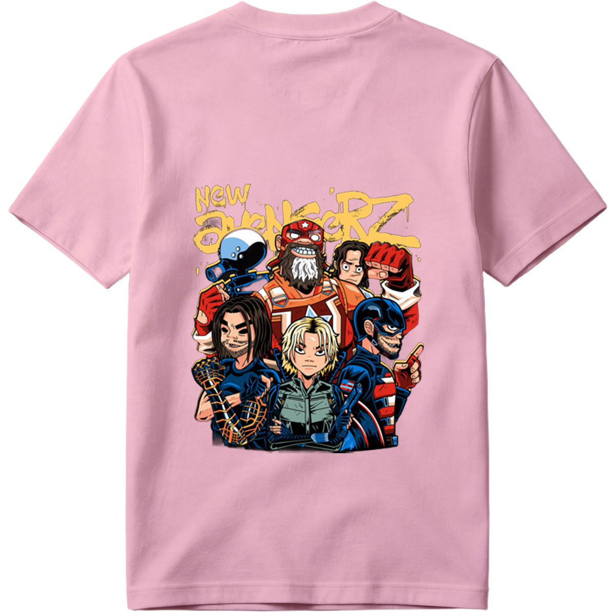 New Avengers: Captain America, Iron Man, Thor, Black Widow, Hulk, Hawkeye - Tee