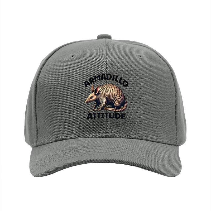 1pc New Baseball Cap Armadillo Attitude Print Unisex Adjustable Hat for Outdoor Activities and Casual Wear Adults Fashion Accessory