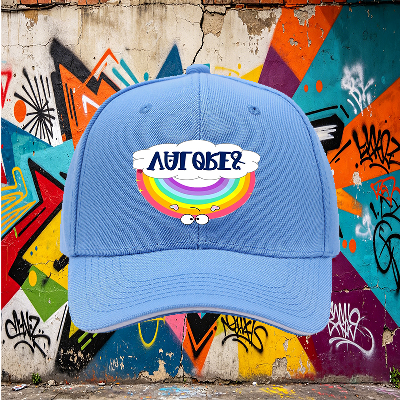 Unisex Classic Sandwich Hat with Rainbow and 