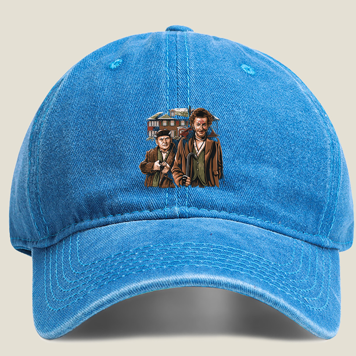 Ghostbusters: Peter Venkman and Winston Zeddemore - Washed Denim - Baseball Cap