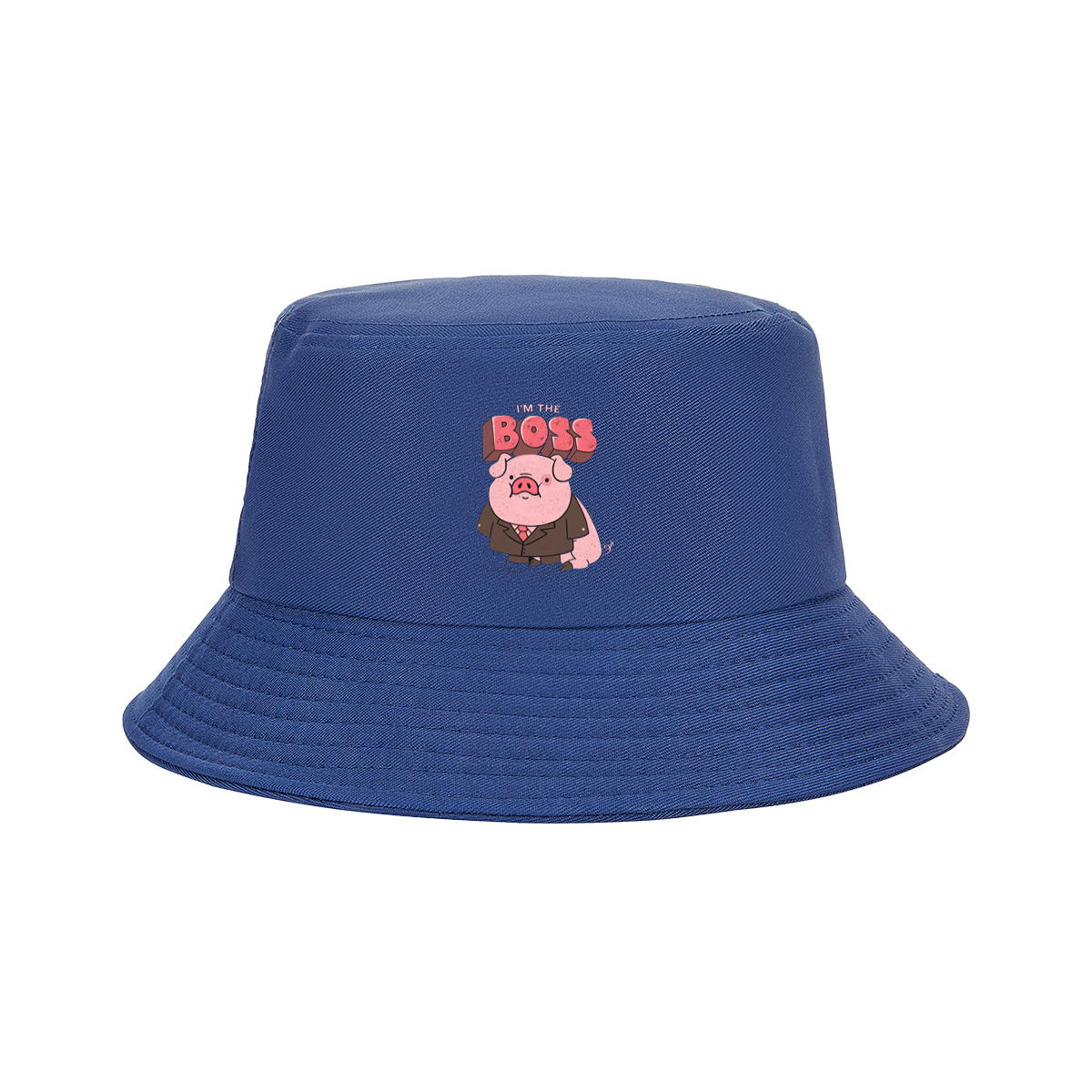 Pig Boss in Suit: I'm the Boss - Fisherman's Hat