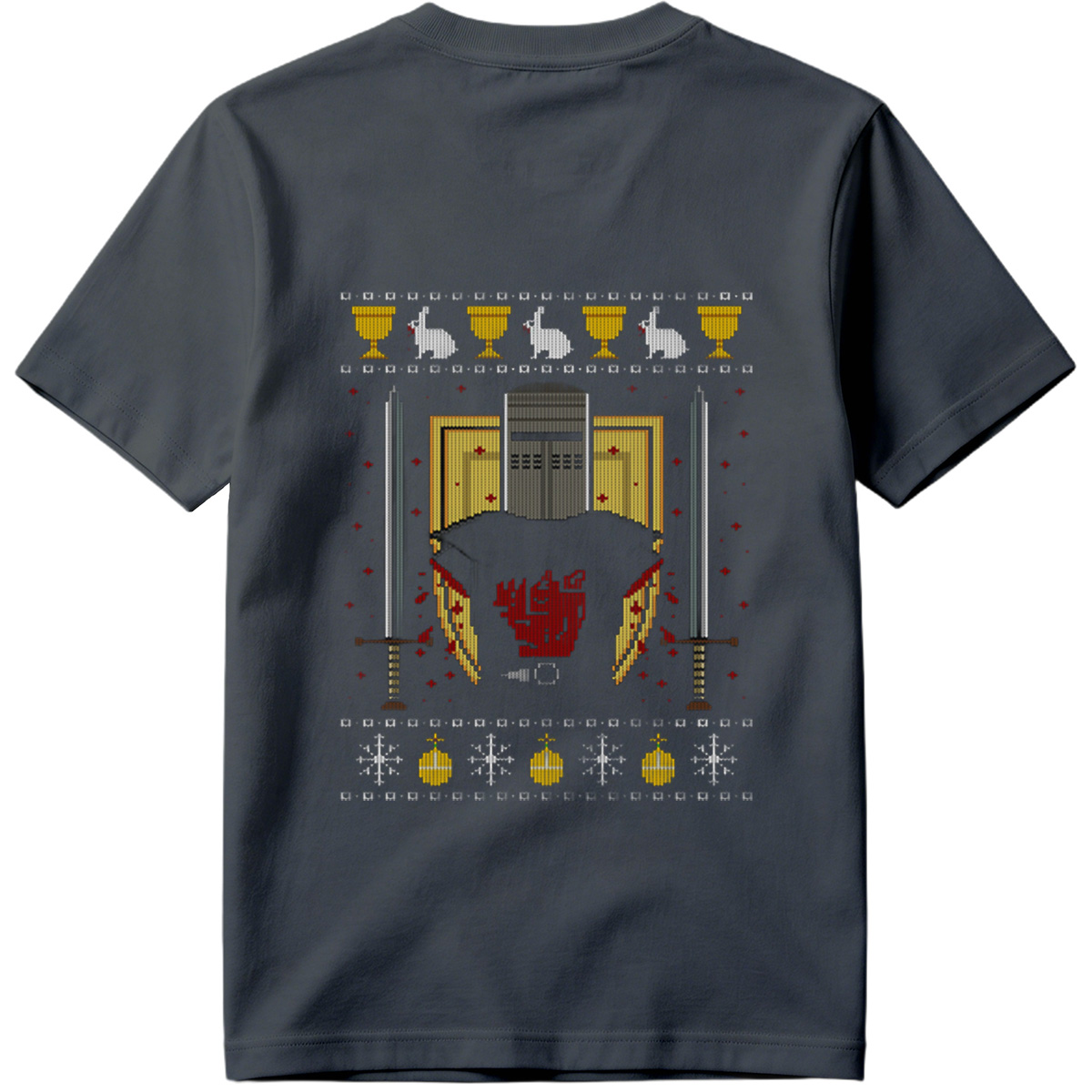 Game of Thrones: Iron Throne and White Walkers Holiday Design - Tee