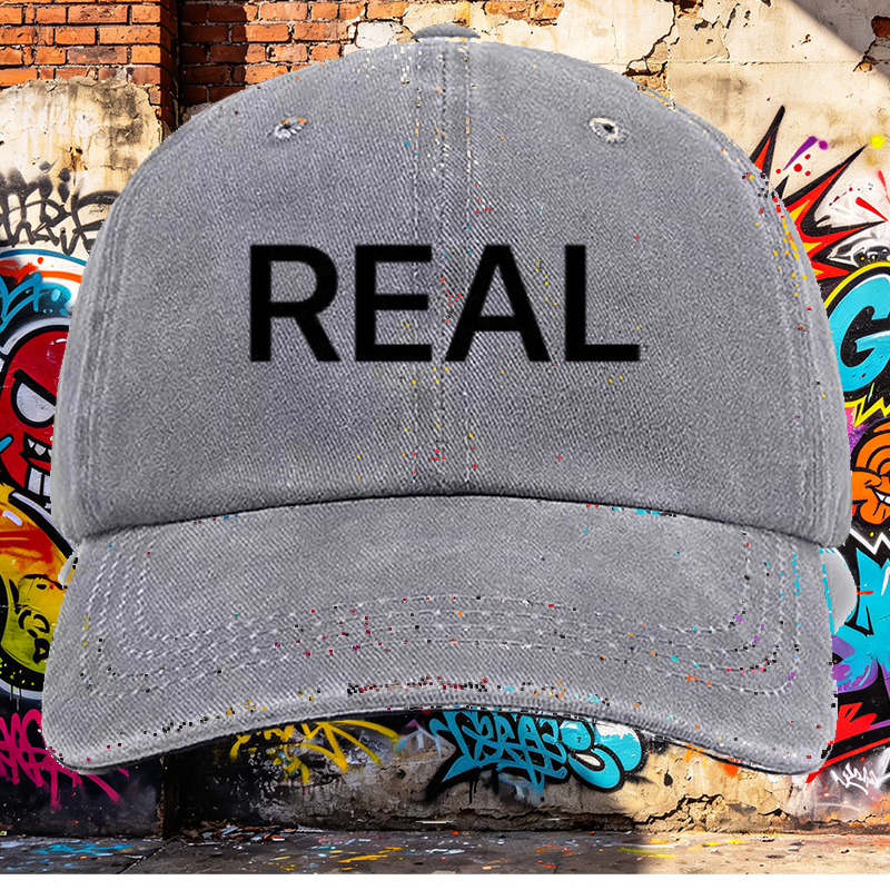 Men's Printed Washed Cap with 
