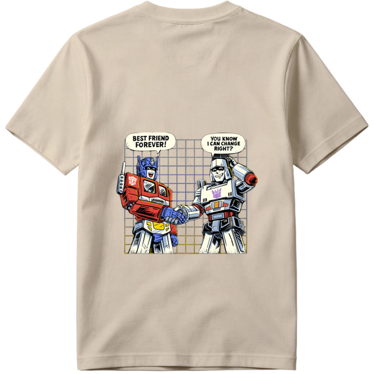 Transformers: Optimus Prime and Megatron Best Friends Forever - Tee
