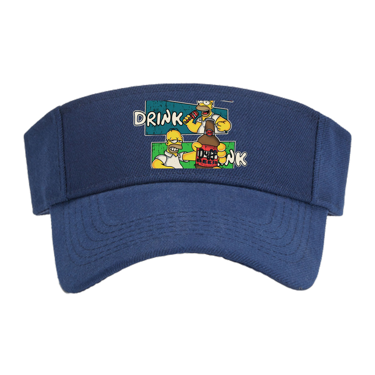 Homer Simpson Drinks Duff Beer: Drink, Drink, Repeat -  Visor cap