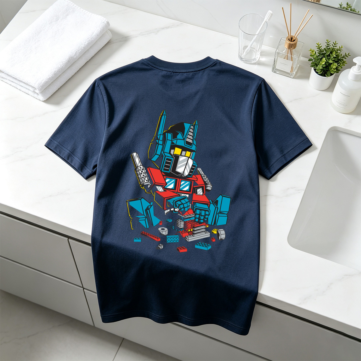 Transformers Optimus Prime LEGO Style - Tee