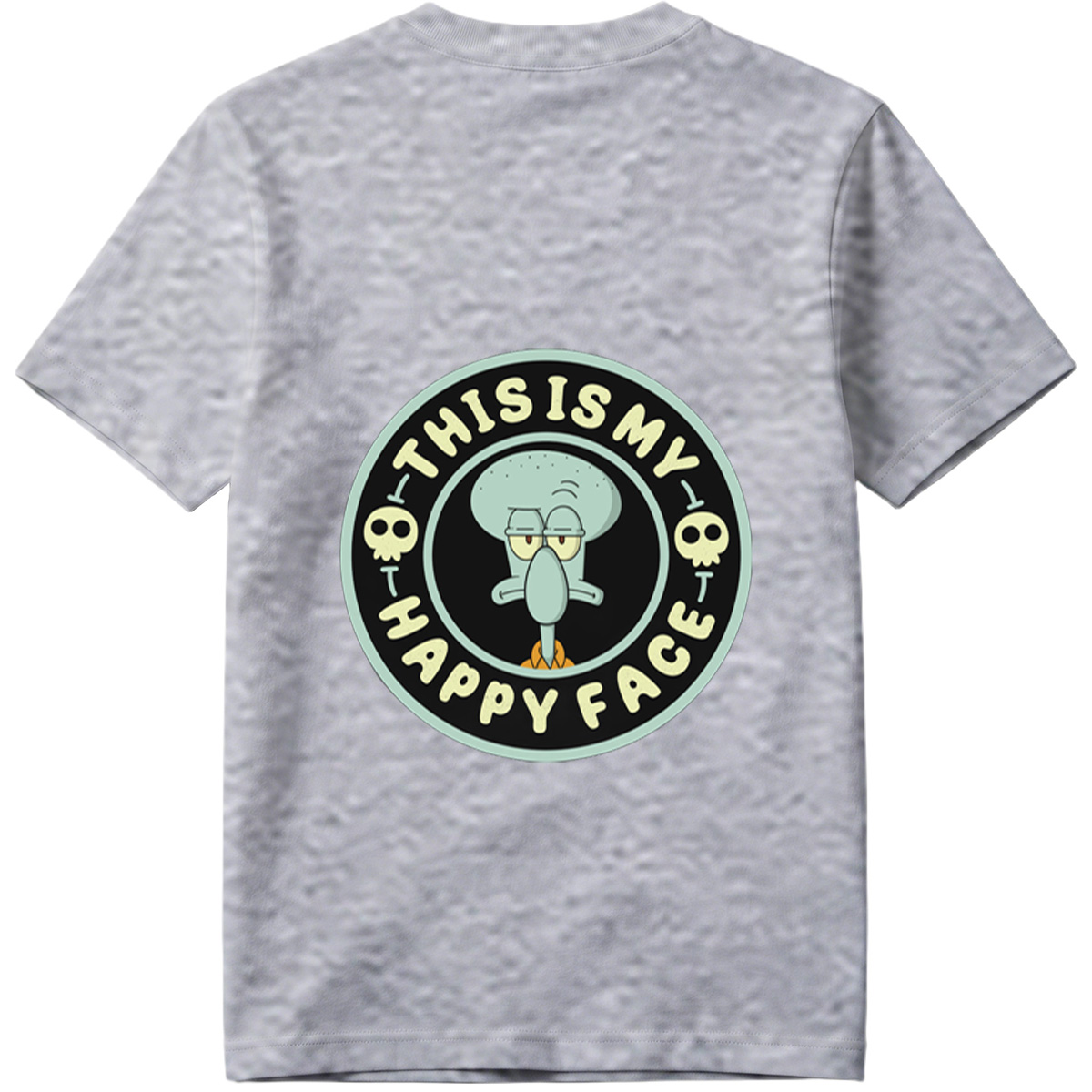 Squidward This Is My Happy Face - Tee