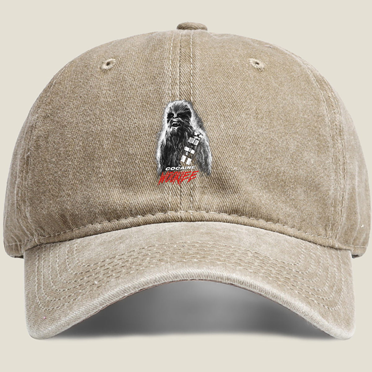 Cocaine Wookiee - Washed Denim - Baseball Cap