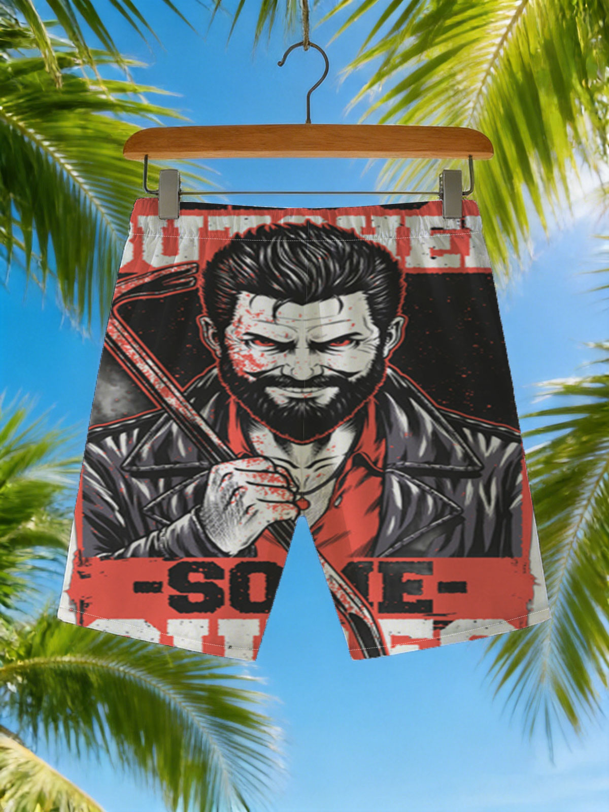 Let's Butcher Some Supes - The Butcher from The Boys -  Beach shorts