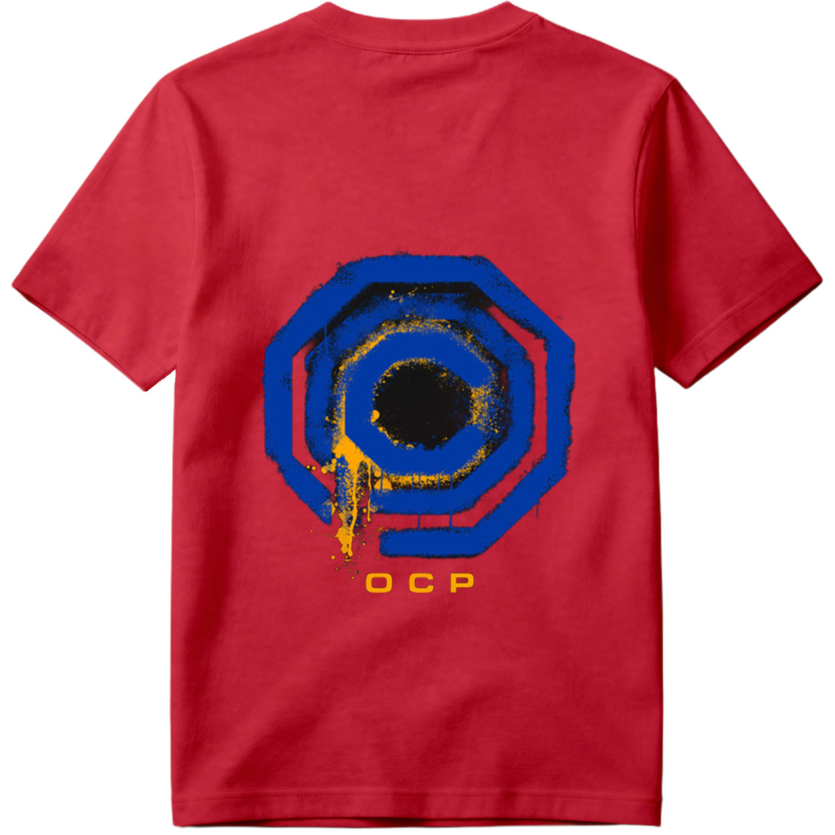 OCP Logo with Blue and Yellow Design - Tee