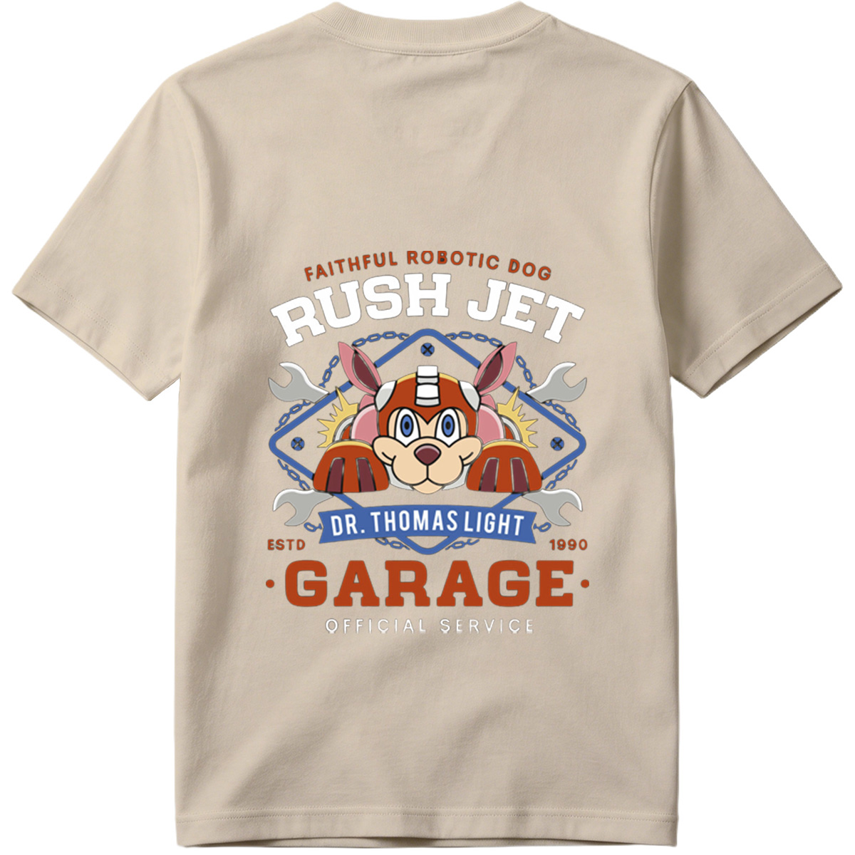 Rush Jet: Dr. Thomas Light Garage Official Service - Tee