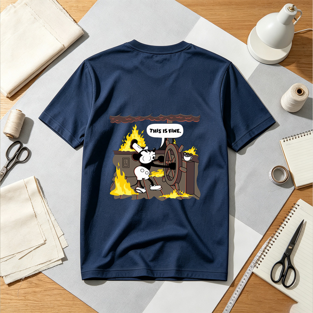Mickey Mouse in a Burning Room: 
