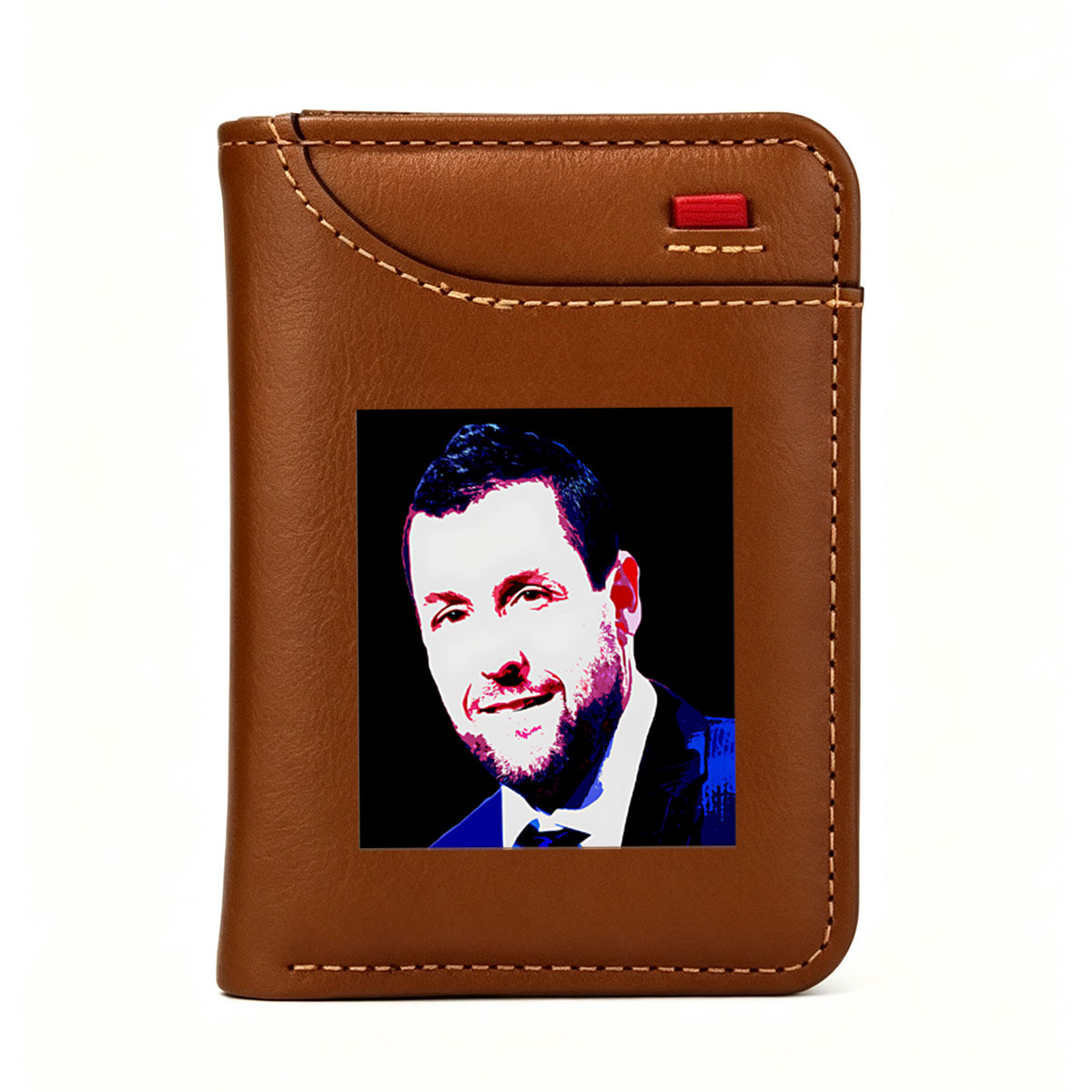 Chris Evans in a stylized portrait with bold colors and high contrast. - Vertical Style Wallet